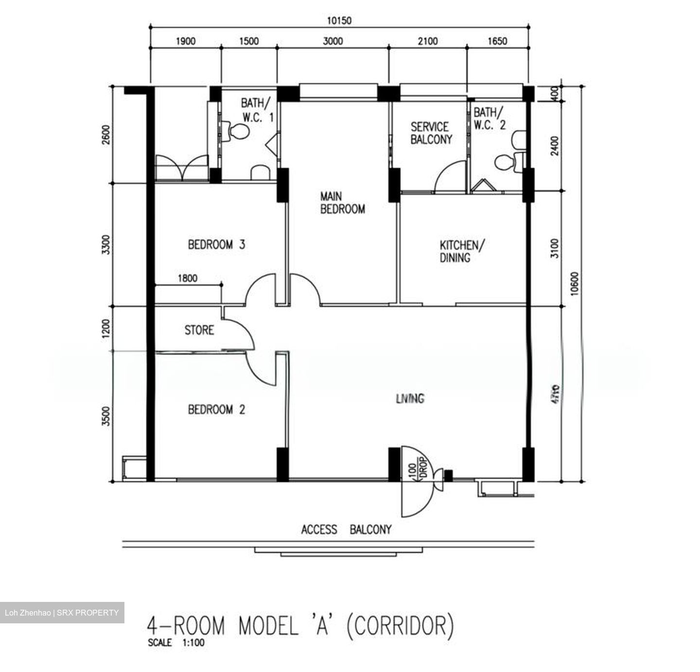 Blk 364 Tampines Street 34 (Tampines), HDB 4 Rooms #573775411